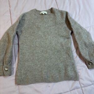Sezane Cozy Gray Women's Sweater SZ S